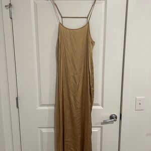 SKIMS Long Silk Sleep Dress, size 2X